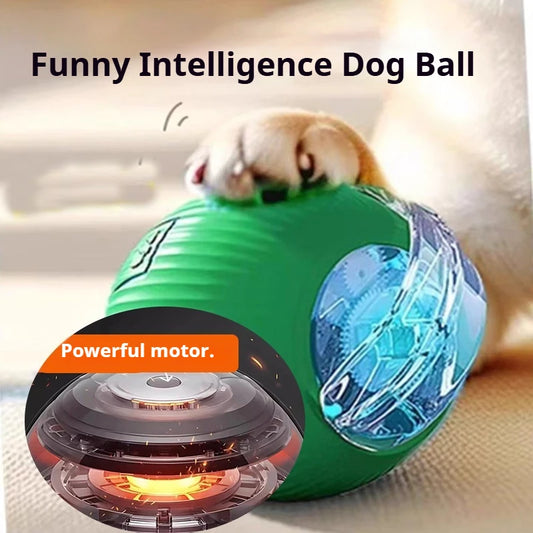 New Dog Interactive Ball Toy,Automatic Rolling Dog Ball Rechargeable,Intelligent Balls Toy for Dogs