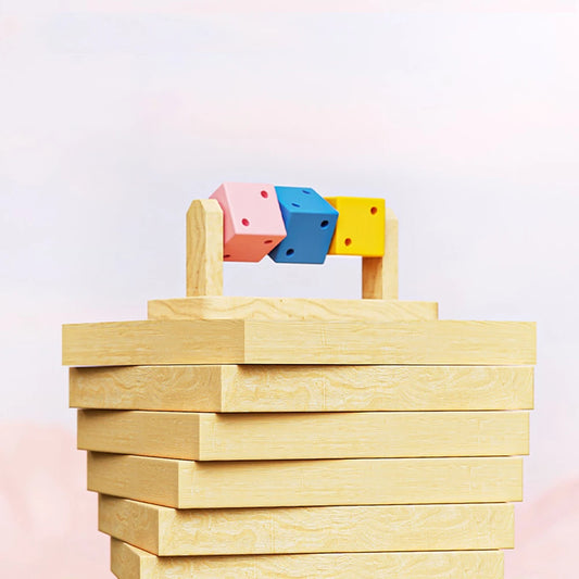1PC Hamster Chew Toy, Wood Platform Grinding Teeth Toys