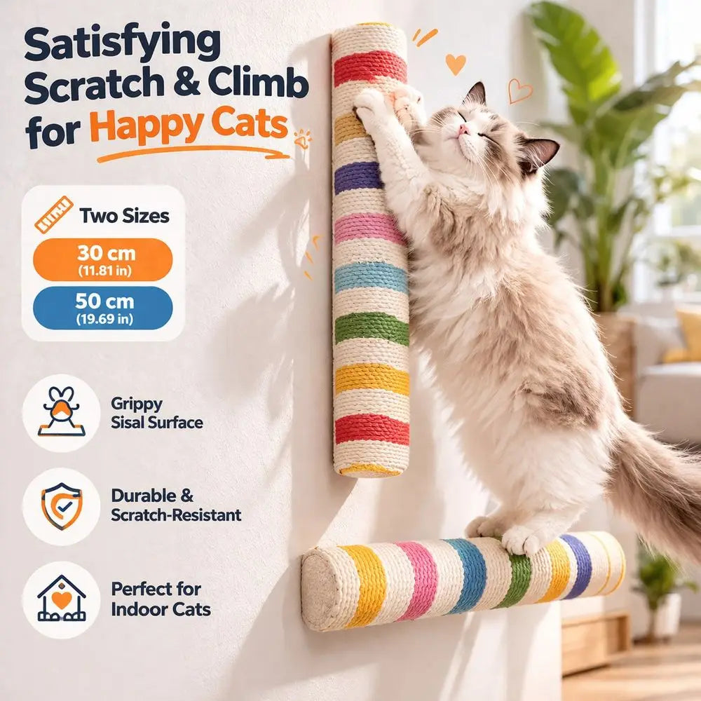 Cat Scratching Board, Climbing Frame, SelfAdhesive Cat Toy,