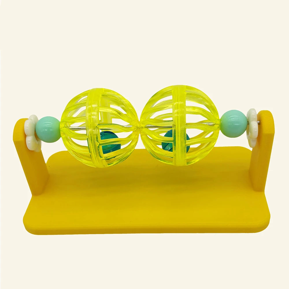 1PC Hamster Toy Rotating Bell Ball for Hamster Boredom,