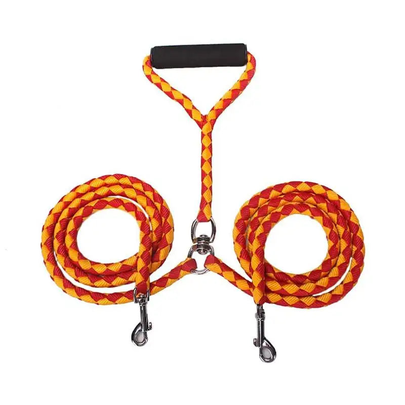2 Way Couplers Elastic Double Dogs Leash