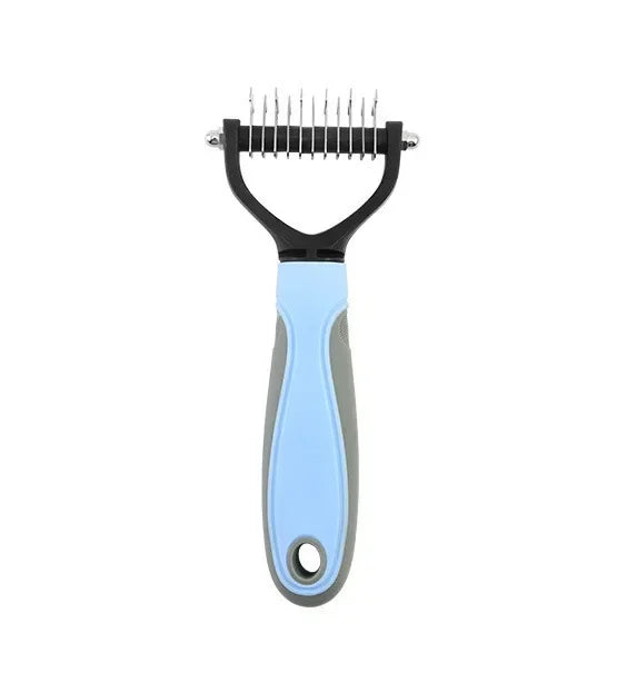 Double Sided Stainless Steel Pet Grooming Brush For Dog And Cat.