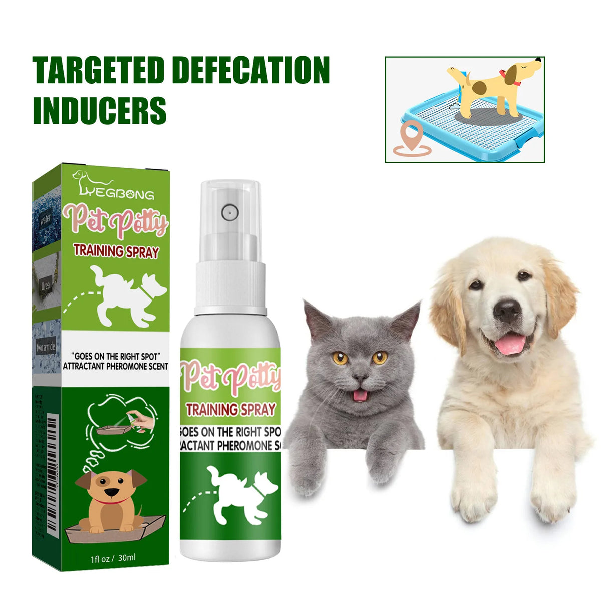 Pet Toilet Training Spray for Potty Positioning