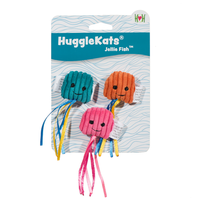 HuggleKats® Jellie Fish Cat Toys, 3 Pack