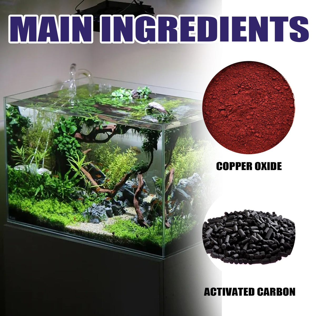 Dealgal Lichen, Aquarium Cleaning Agent Algae Removal Moss Fish Tank Moss Removal Agent Algae Removal From Green Water
