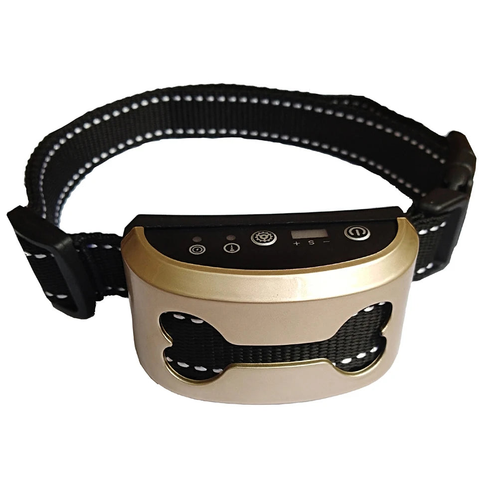 Dog Anti Bark Guard Waterproof Auto Anti Humane Bark Collar Stop Dog Barking Rechargeable Shock Safe USB Electric Ultrasonic