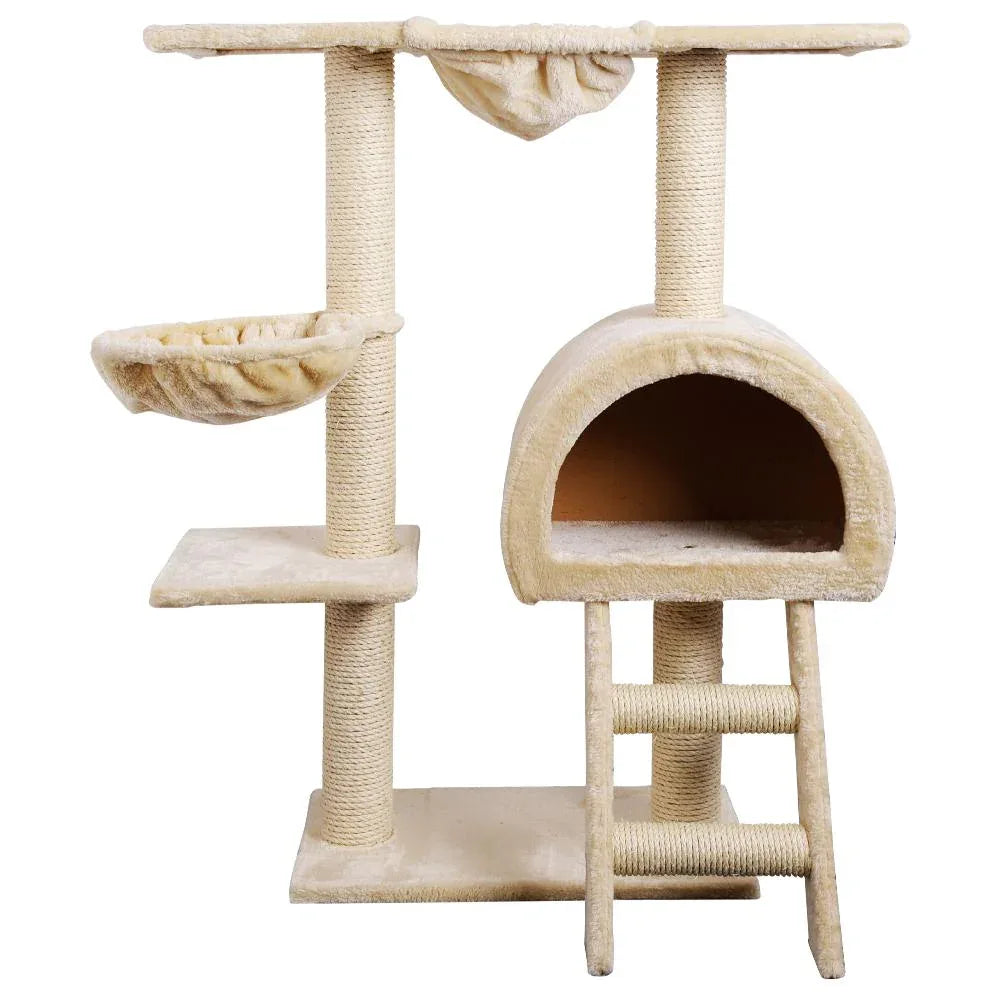 i.Pet Cat Tree 100cm Trees Scratching Post Scratcher Tower Condo House