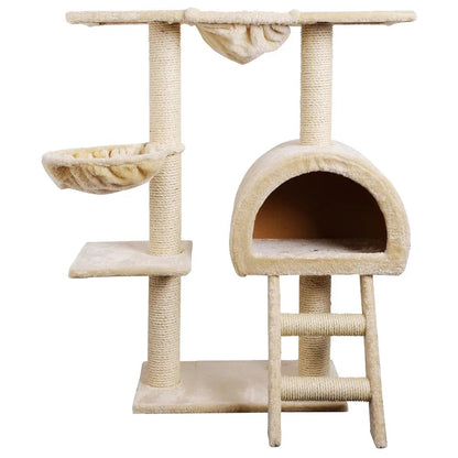 i.Pet Cat Tree 100cm Trees Scratching Post Scratcher Tower Condo House