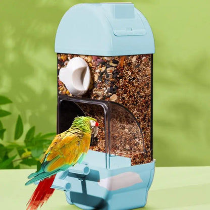 Bird Feeder / Water Dispenser House Shaped Parakeet Smart Bird Feeder Large Capacity Anti Spill