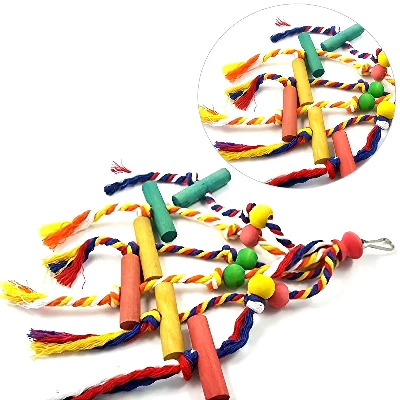 Wood Parrot Bird Toys  Cage Accessories