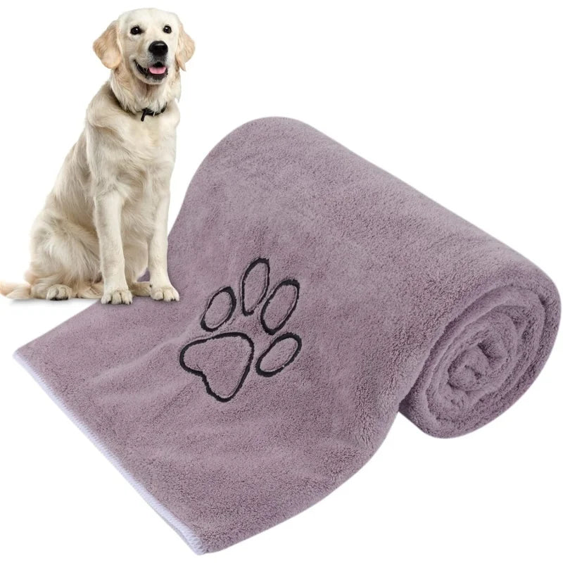 Microfiber Absorbent Towels – Super Absorbent & Soft, No Deformation, Essential for Pet Bathing