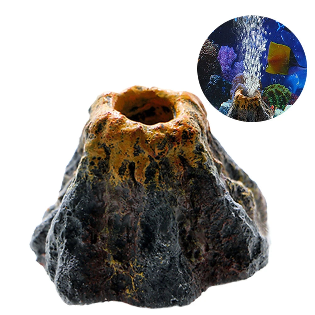 Aquarium Volcano Shape Air Bubble Stone Oxygen Pump