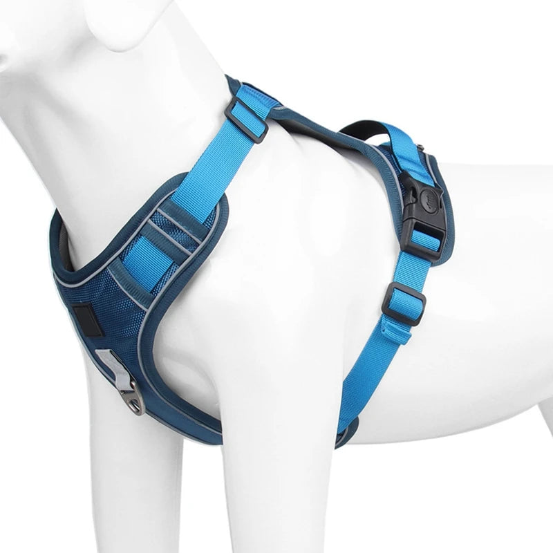 Reflective Harness for Medium and Large Dogs Waterproof Oxford Cloth