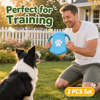Popular Dog Flying Disc Toy - Interactive Outdoor Throwing Toy For Dogs -