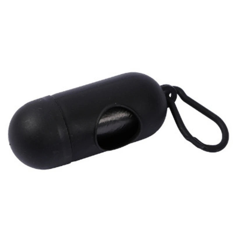 Dog Poop Bag Holder Portable Pet Waste Bag Dispenser Capsule Shape