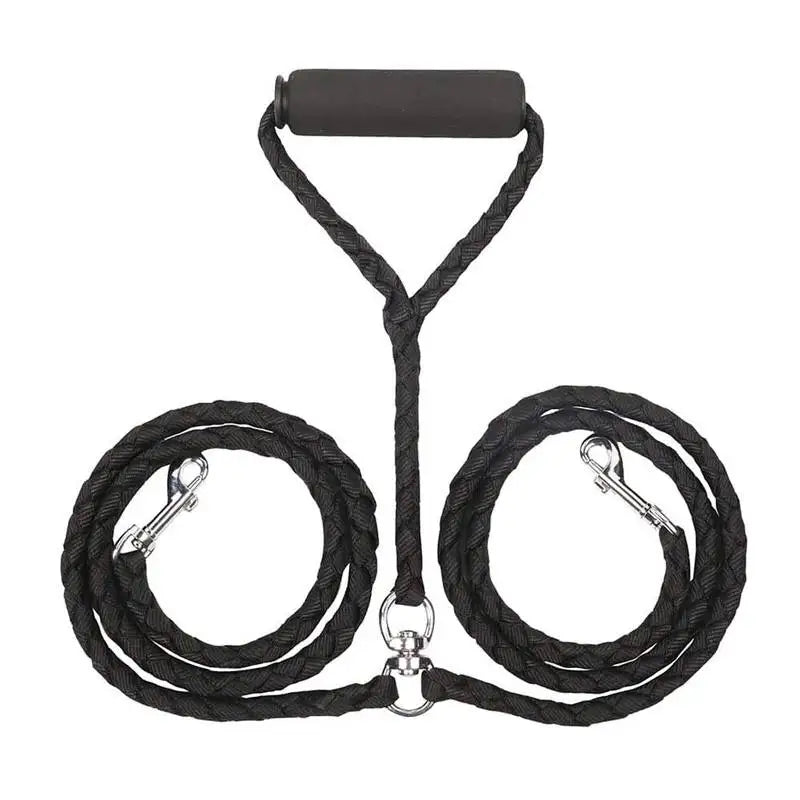 2 Way Couplers Elastic Double Dogs Leash