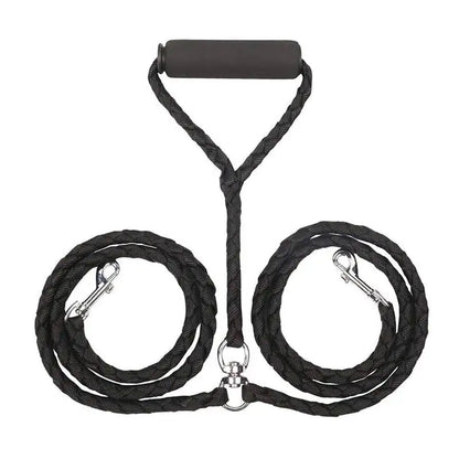 2 Way Couplers Elastic Double Dogs Leash