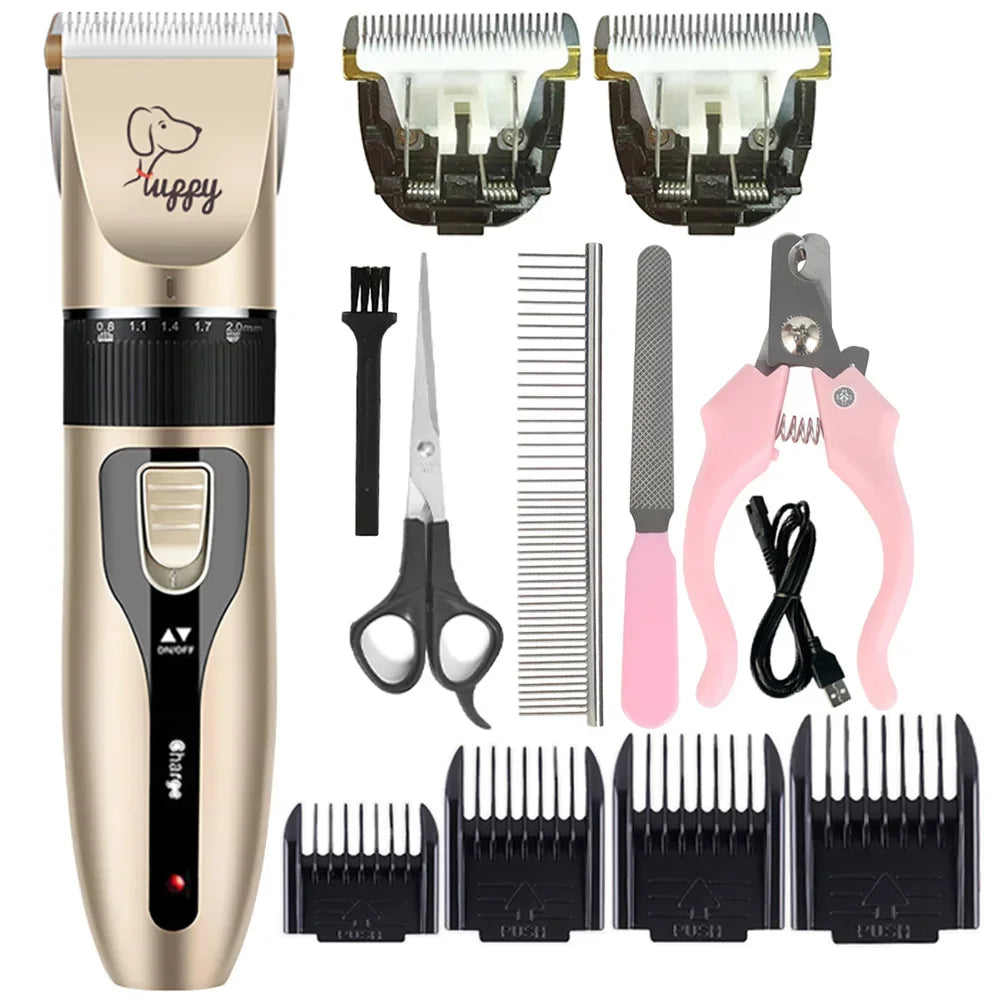 Pet Clippers For All Pets, Haircut Professional Trimmer - Shaver Cordless Rechargeable