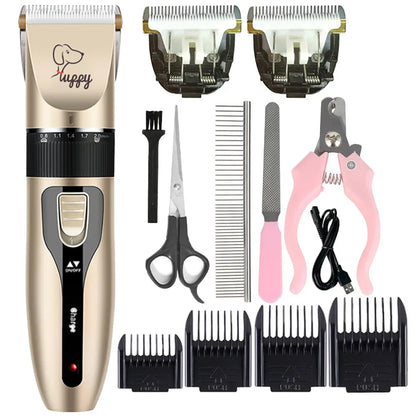 Pet Clippers For All Pets, Haircut Professional Trimmer - Shaver Cordless Rechargeable