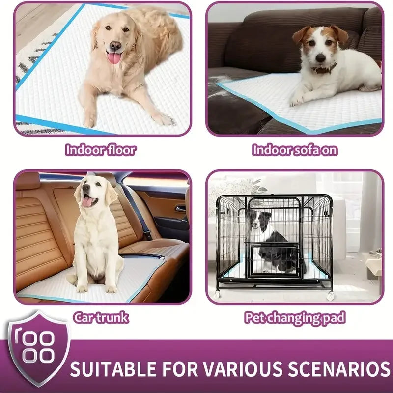 Premium Disposable Dog Training Pads | Super Absorbency | Blue Extra Strength Leak-Proof