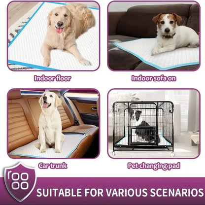 Premium Disposable Dog Training Pads | Super Absorbency | Blue Extra Strength Leak-Proof