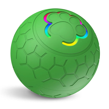 Smart Ball Electronic Interactive Dog Toy Ball  -  USB Automatic Bouncing Rolling Toy Ball With RGB Lights