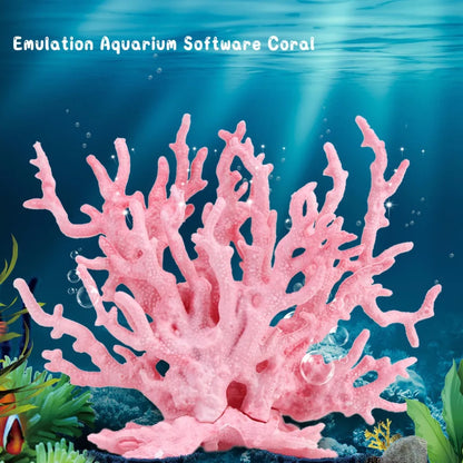 Fish Tank Aquascape Simulation Coral Water Plant Resin Fake Coral Aquarium Decorations