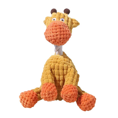 Interactive Dog Toys Plush Squeaky Bite-Resistant