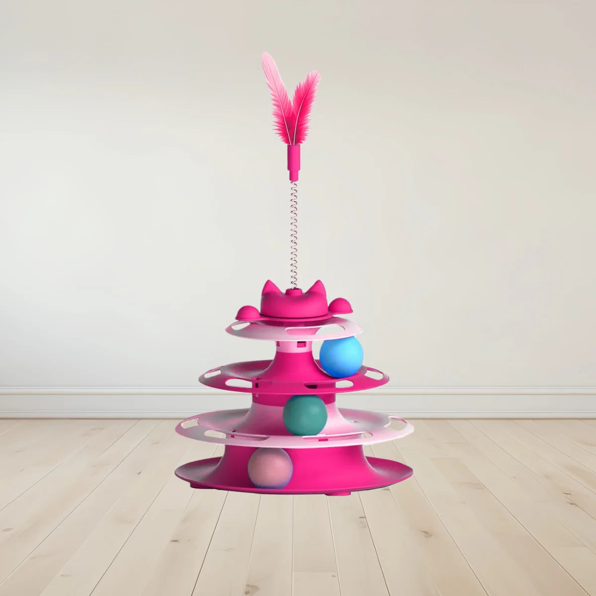 Cat Toys,  Relieve Boredom, Turntable, Funny Cat Stick, Ball Supplies,