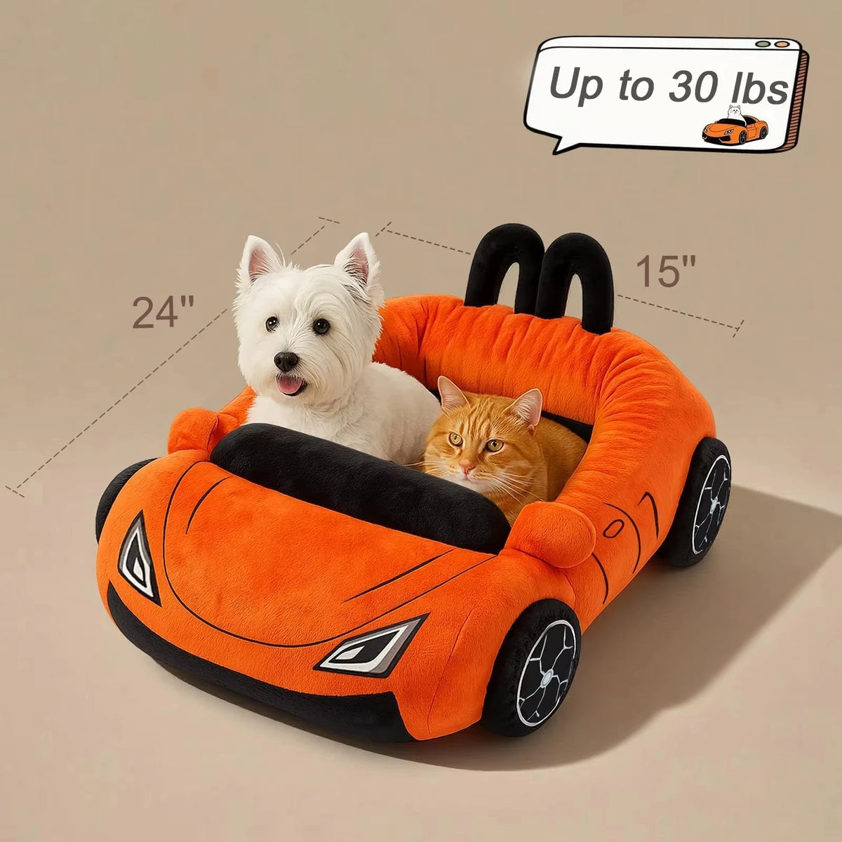 Cute Cat Beds Soft and Cozy Small Beds with Pillow Washable