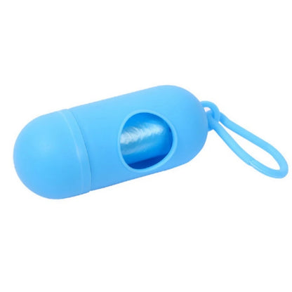 Dog Poop Bag Holder Portable Pet Waste Bag Dispenser Capsule Shape