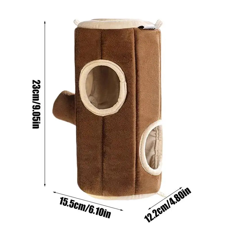 Hammock Warm Bed Small Animal Tube Cage House - Hamster Warm Bed, Tunnel House Double Sided