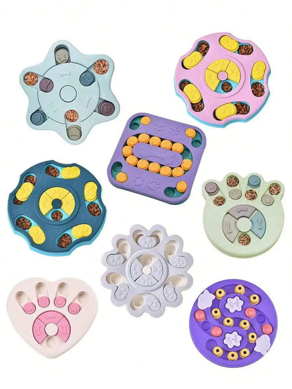 Dog Puzzle Toys Slow Feeder, Interactive IQ-Enhancing Food Dispenser, Non-Slip Slow Eating Bowl
