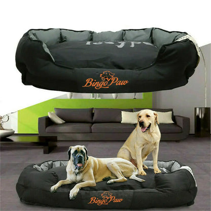 Waterproof Extra Large Jumbo Orthopedic Sofa Dog Bed Washable Basket Pillow