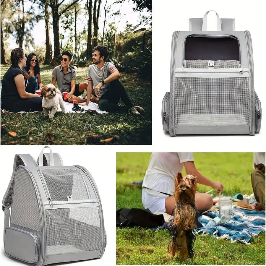 Airline Approved Pet Backpack Carrier Breathable Portable Cat Or Dog Travel Backpack Hold Up To 15 Lbs