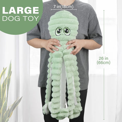 Octopus Design Pet Teeth Grinding, Squeaky Plush Toy,