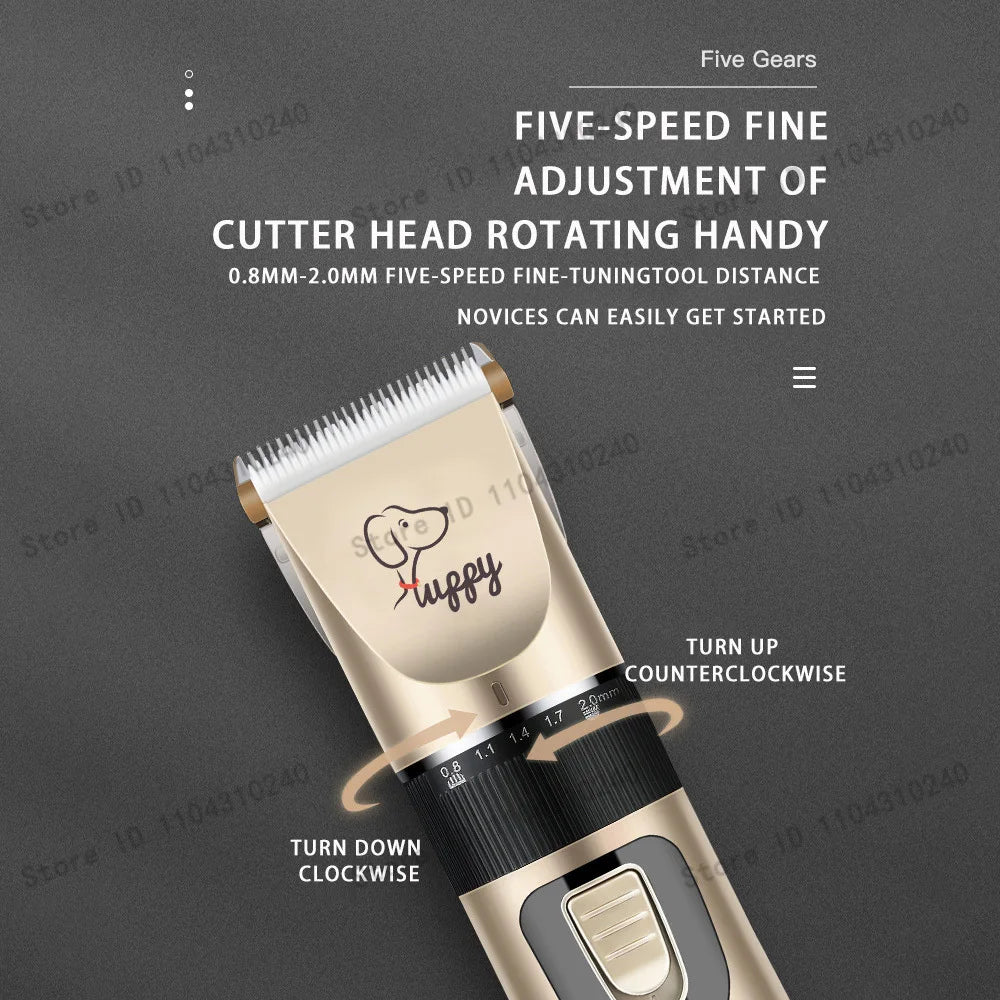 Pet Clippers For All Pets, Haircut Professional Trimmer - Shaver Cordless Rechargeable