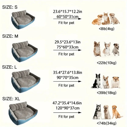 Comfortable And Warm Dog Bed,  All-Season Large Dog Couch