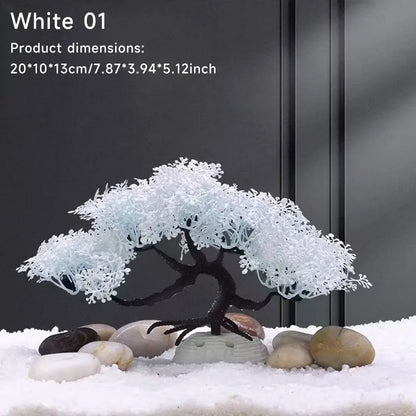 Realistic Sakura Aquarium Fish Tank Decoration Creative Beautiful Aquarium Ornament