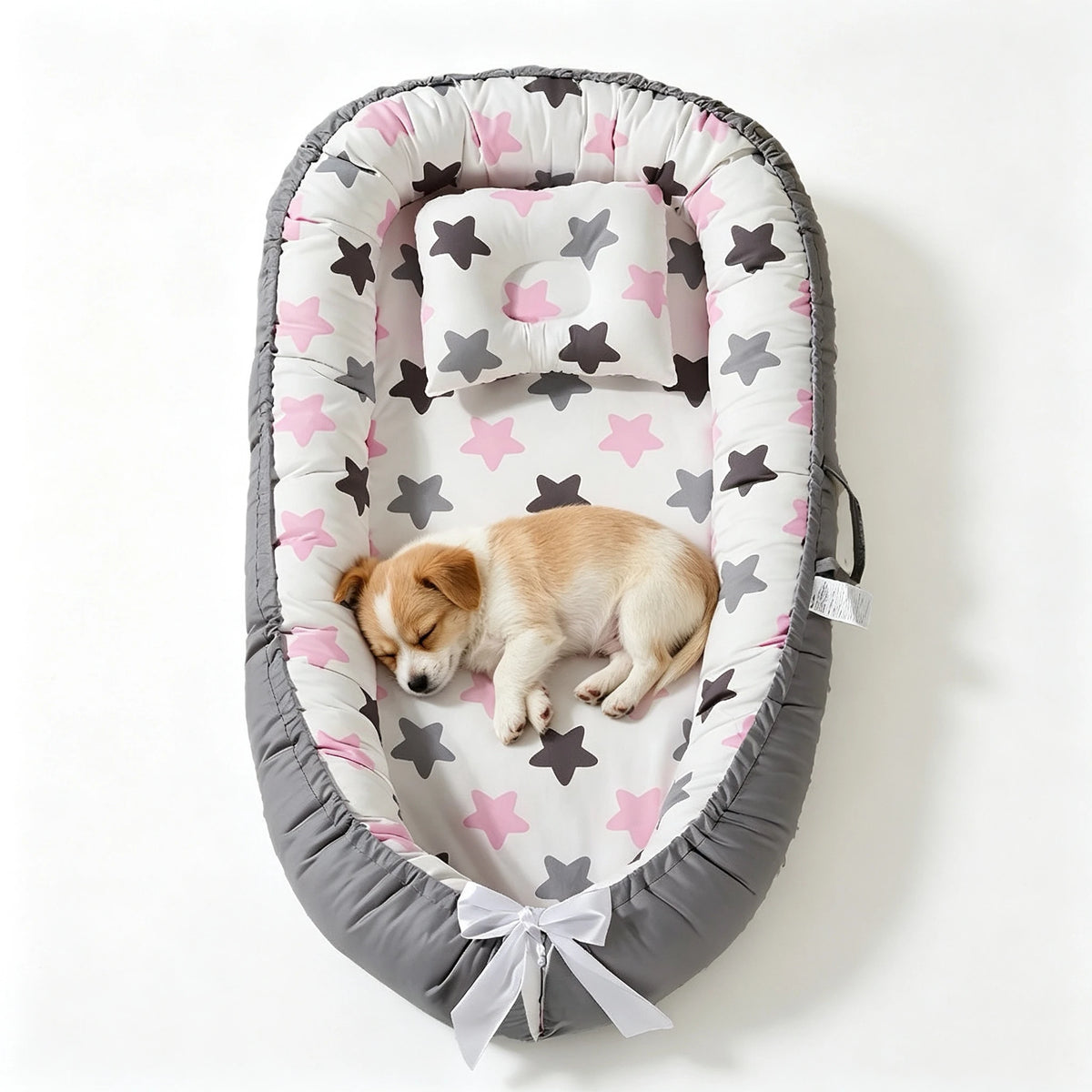 2 Side Reversible Pet Beds For Small & Medium Dog/Cat, Washable Comfortable And Breathable Memory Foam