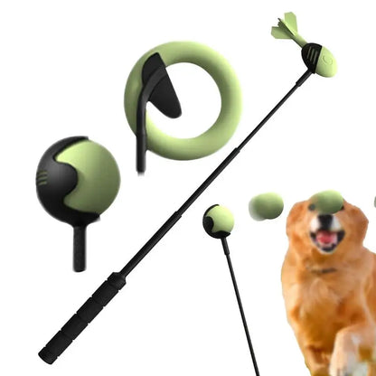 Dog Throwing Pole Tennis Ball  Launcher Training Toy