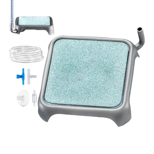 Fish Tank Aquarium oxygen enhancing stone High quality jadeite and stainless steel Bubble Diffuser Suitable for all fish tanks