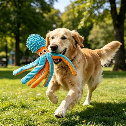 Dog Toy Self-Entertainment Boredom Relief Puppy Teething Chewable Plush  Toy
