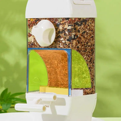 Bird Feeder / Water Dispenser House Shaped Parakeet Smart Bird Feeder Large Capacity Anti Spill