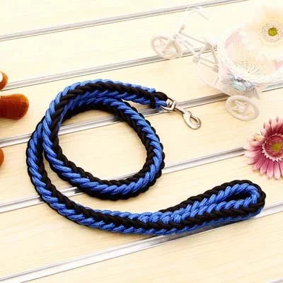 Heavy Duty Large Dog Leash Durable Nylon Braided Lead for Small Medium Big Dogs