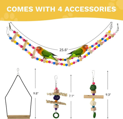 62-inch Metal Bird Cage for Cockatiels, Parrots, Pigeons, Lovebirds with Roof Access and Rolling Stand