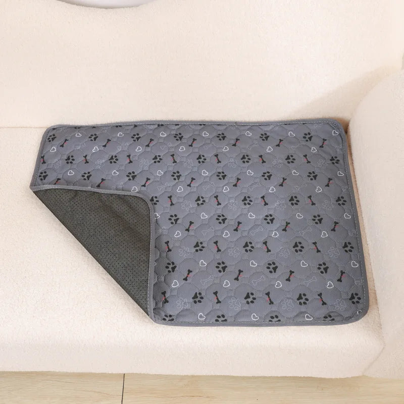 Dog Pee Pad Blanket Reusable Absorbent Washable Training Pad