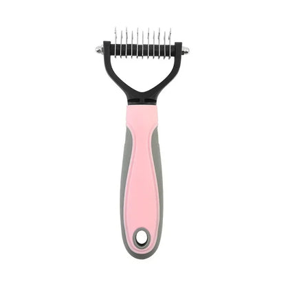 Double Sided Stainless Steel Pet Grooming Brush For Dog And Cat.