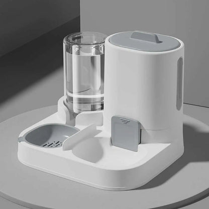 Feeder - Dual-purpose Drinking and Feeding Unit - Convenient, Simple, Large Capacity -Suitable for Small and Medium Dogs and cat