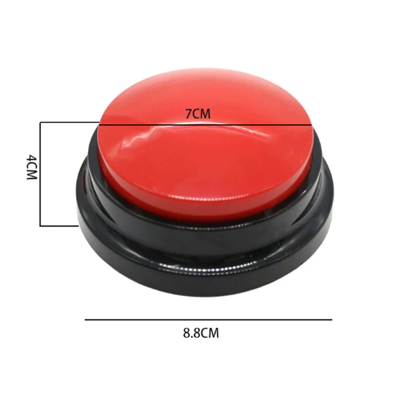 Funny Dog Recordable Pet Toy Pet Speaking Buttons